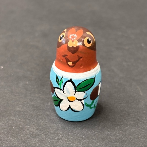 People Of The World “earth Filled With Friendship” Wooden Toys Vintage Set Of 16 - Picture 8 of 12